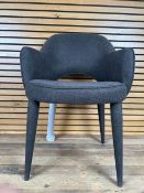 Pols Potten Holy Padded Armchair Textile Grey