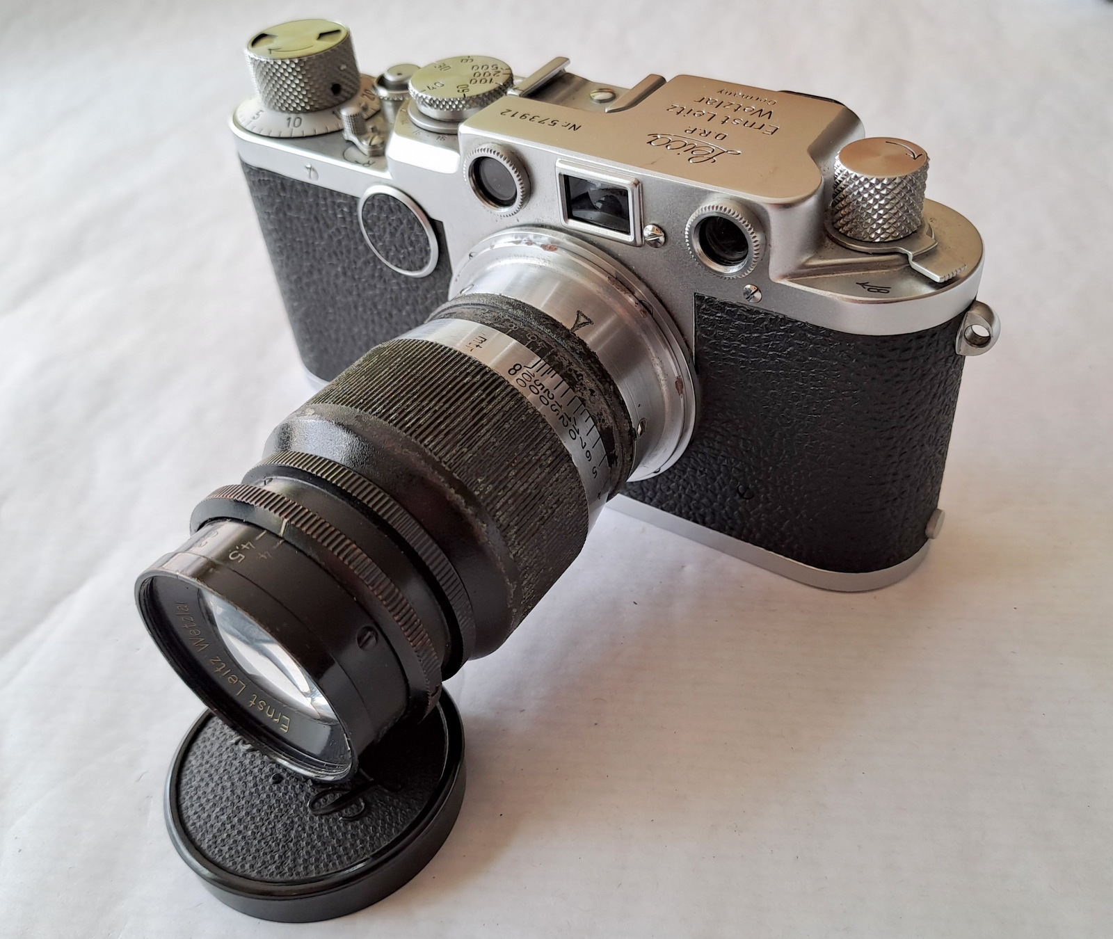 Vintage Leica Rangefinder Camera IIF 1951-52 - Image 14 of 15