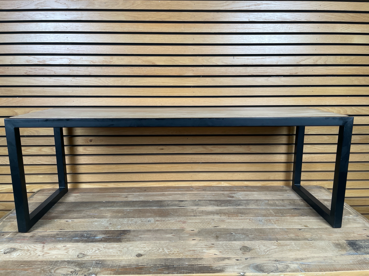 Retreat Metal Frame Bench