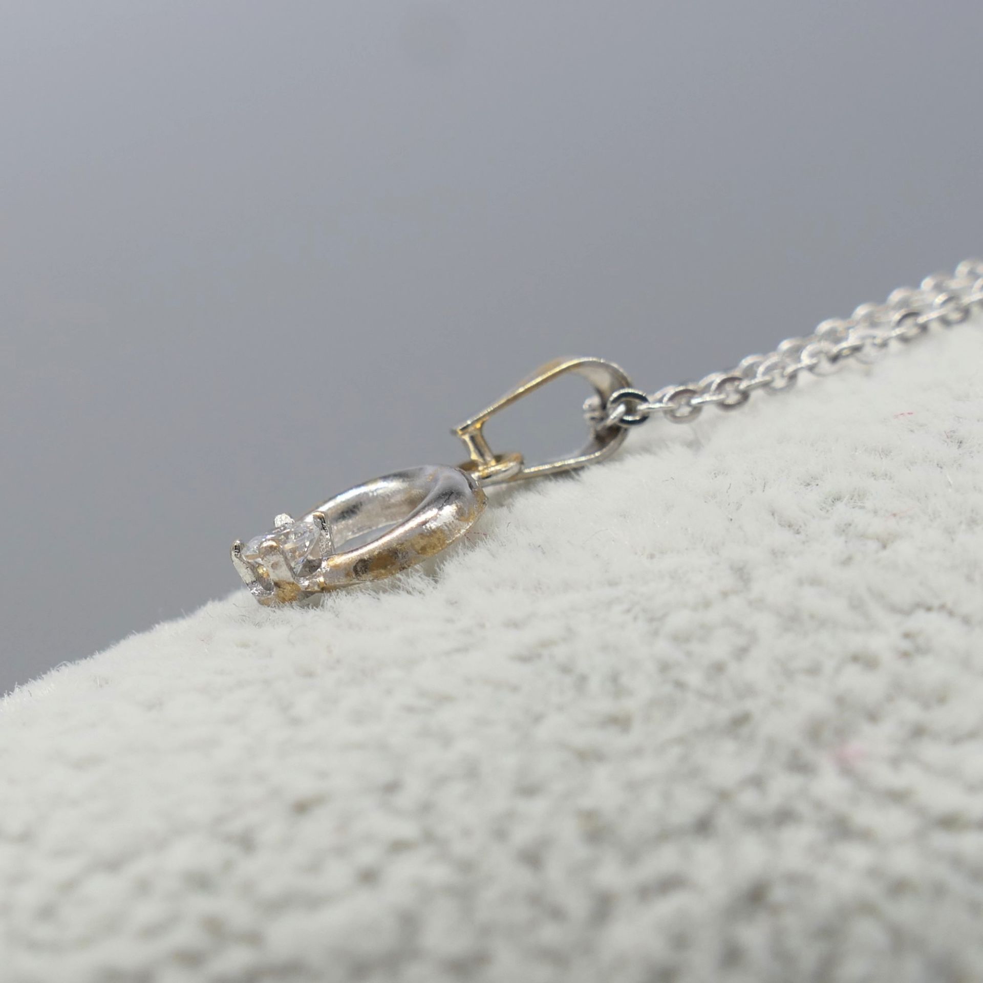18 carat white gold and silver, cubic zirconia-set - Image 2 of 7