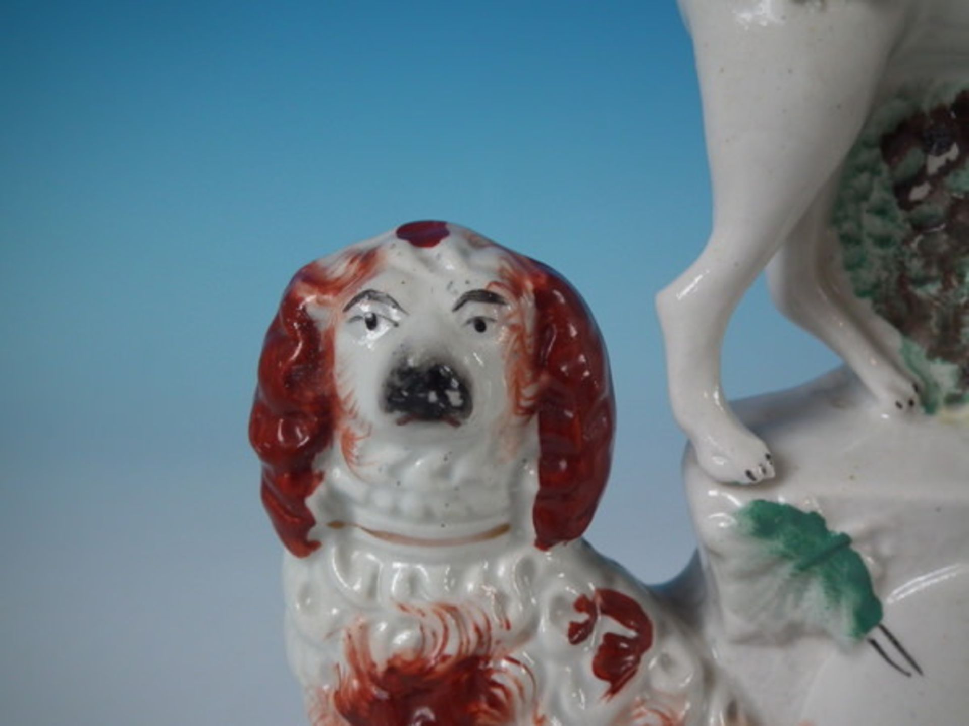Staffordshire Poodle and Spaniels Clock Group - Image 12 of 13