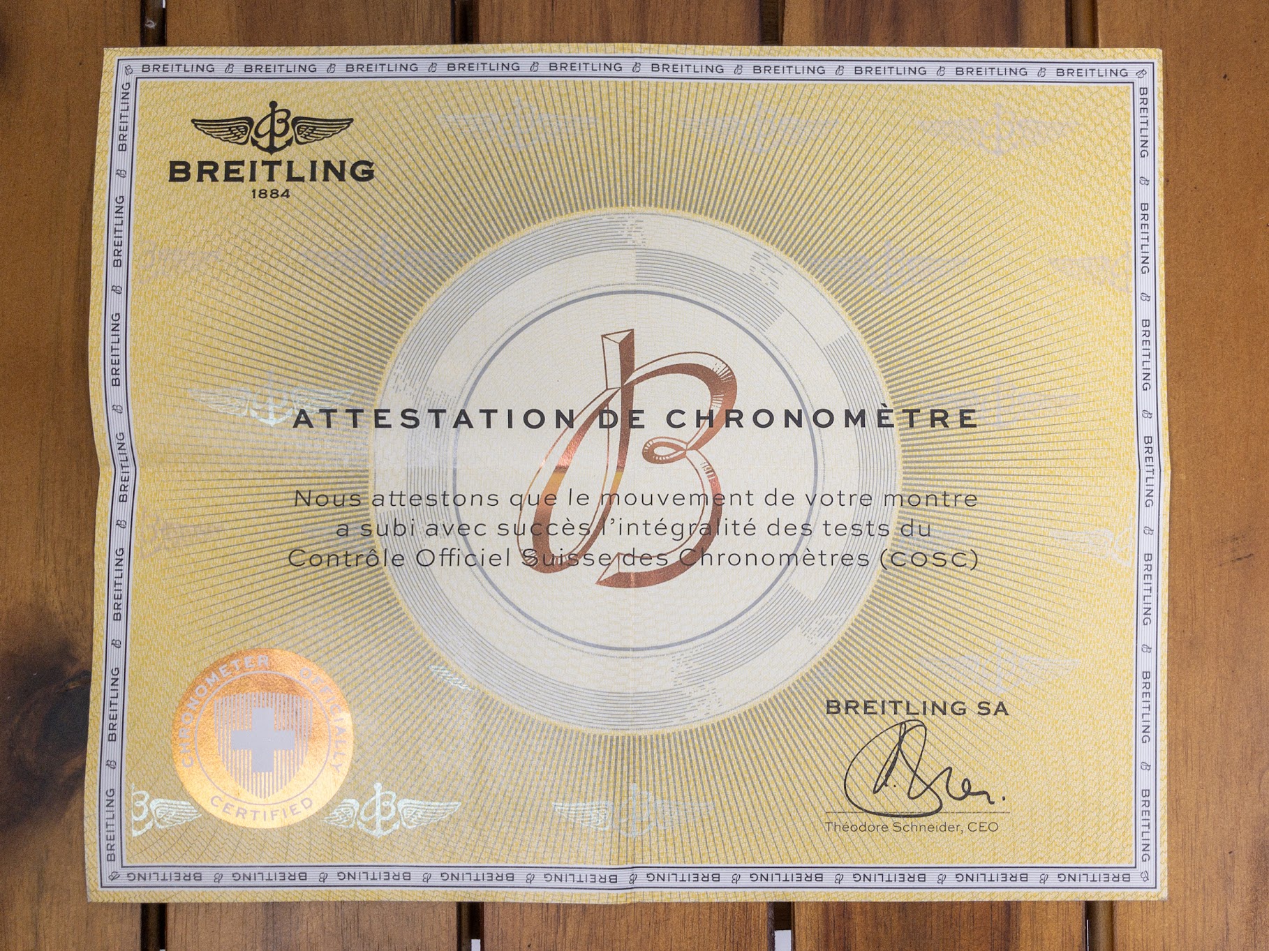 2016 Breitling Colt Quartz, Ref. A7438811/C907 Blue Dial - Image 5 of 9