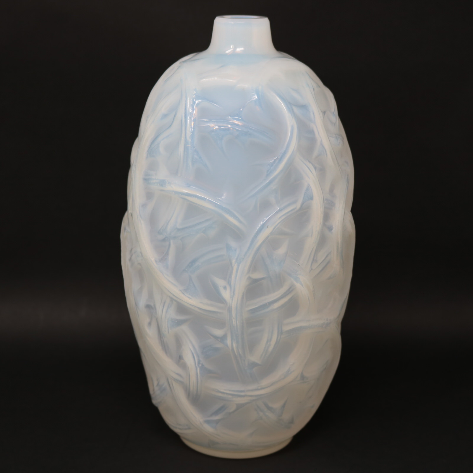 Rene Lalique Opalescent Glass 'Ronces' Vase - Image 3 of 8