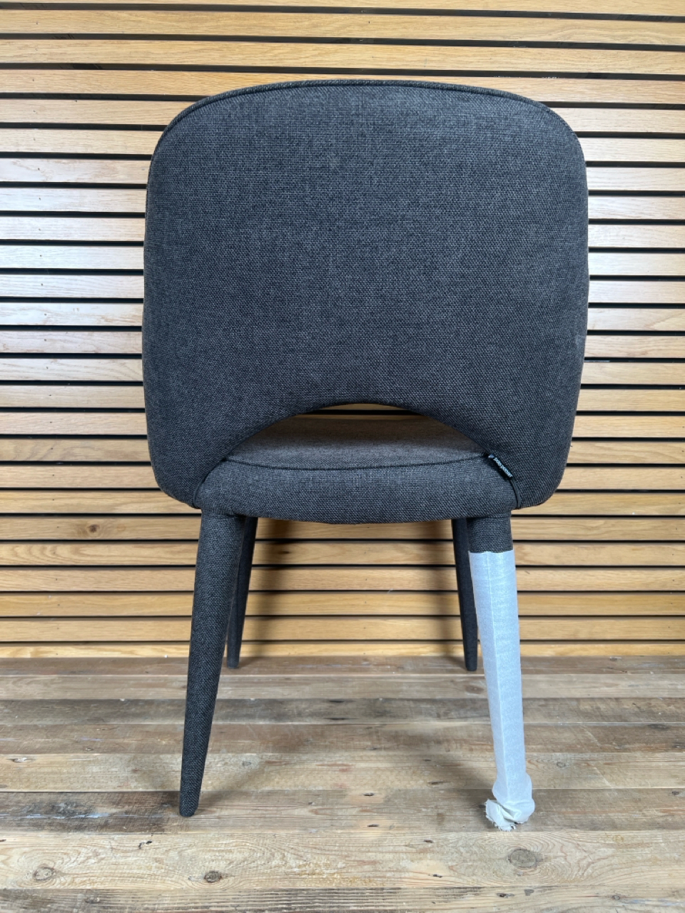 Pols Potten Holy Padded Armchair Textile Grey - Image 3 of 5