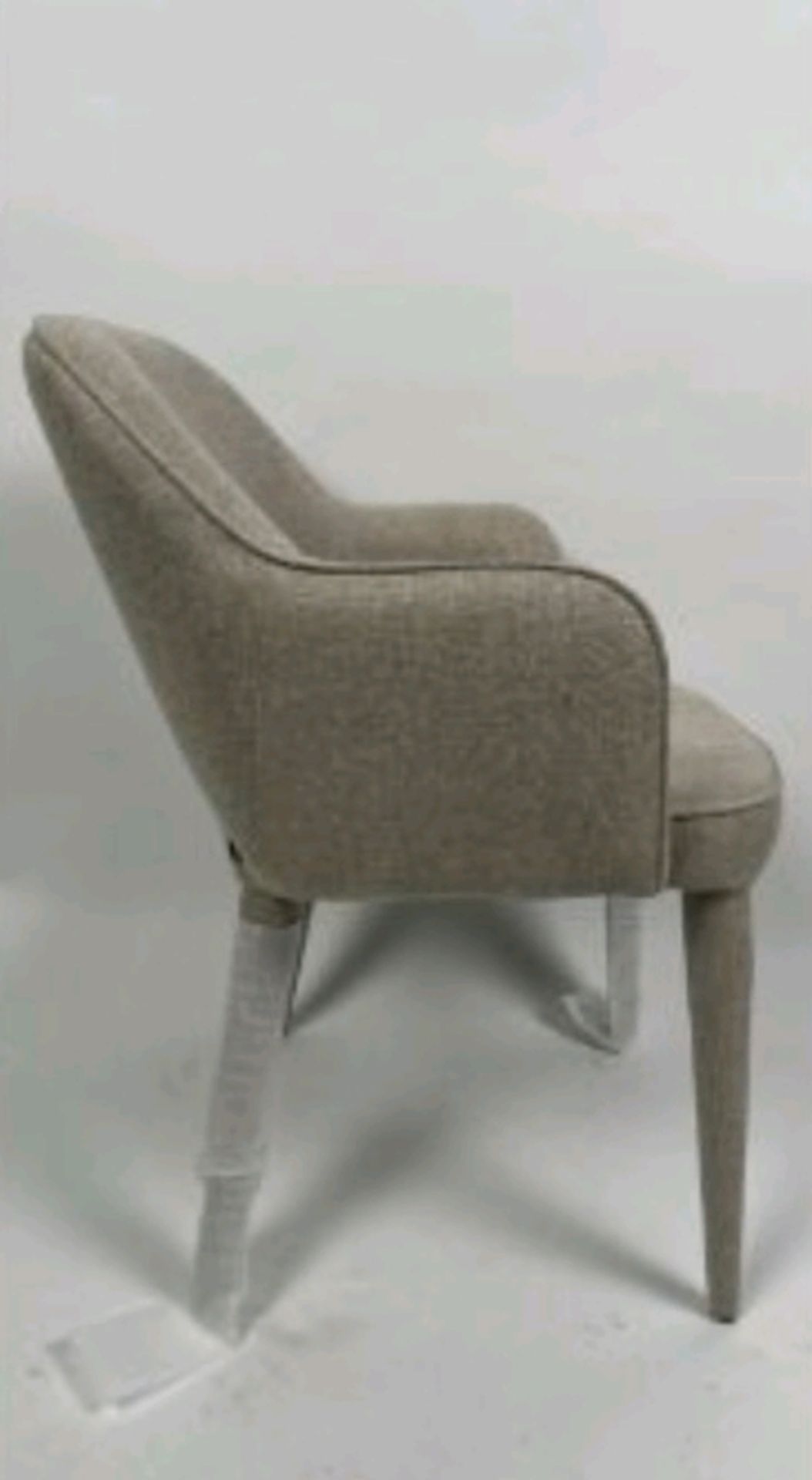 Pols Potten Holy Padded Armchair Ecru - Image 2 of 4