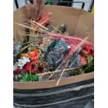 Assorted Pallets Of Artificial Flowers & Plant Pots