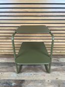 Firm Living 2 Tier Side Table Olive Green