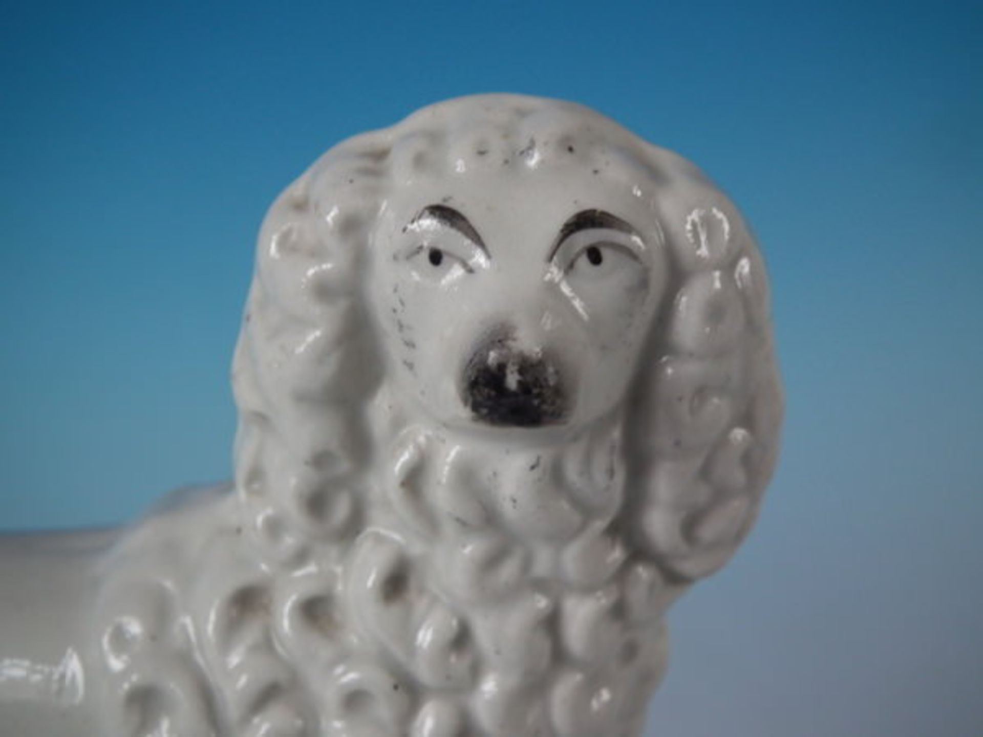 Staffordshire Poodle and Spaniels Clock Group - Image 11 of 13
