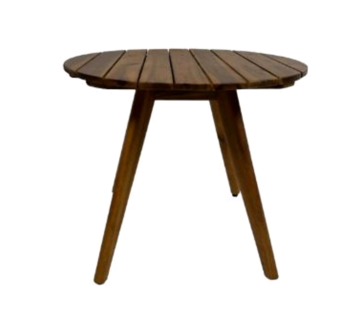 Wooden Circular Side Table