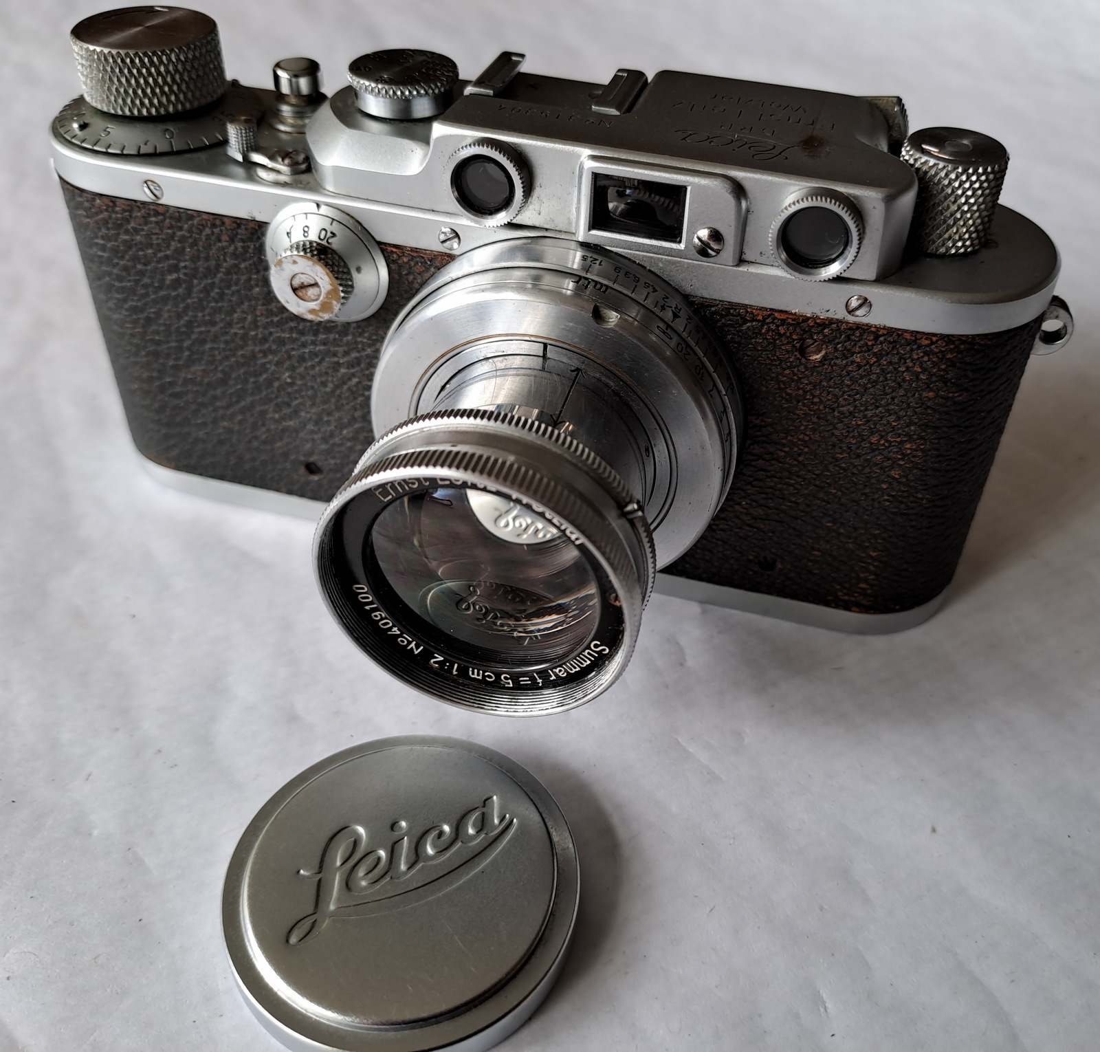 Vintage Leica IIIa Rangefinder Serial Number 315304 Dated to 1939 - Image 10 of 11