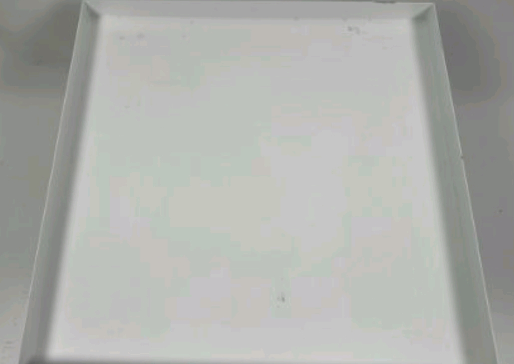 White Metal Display Tray With Box Frame - Bild 3 aus 3