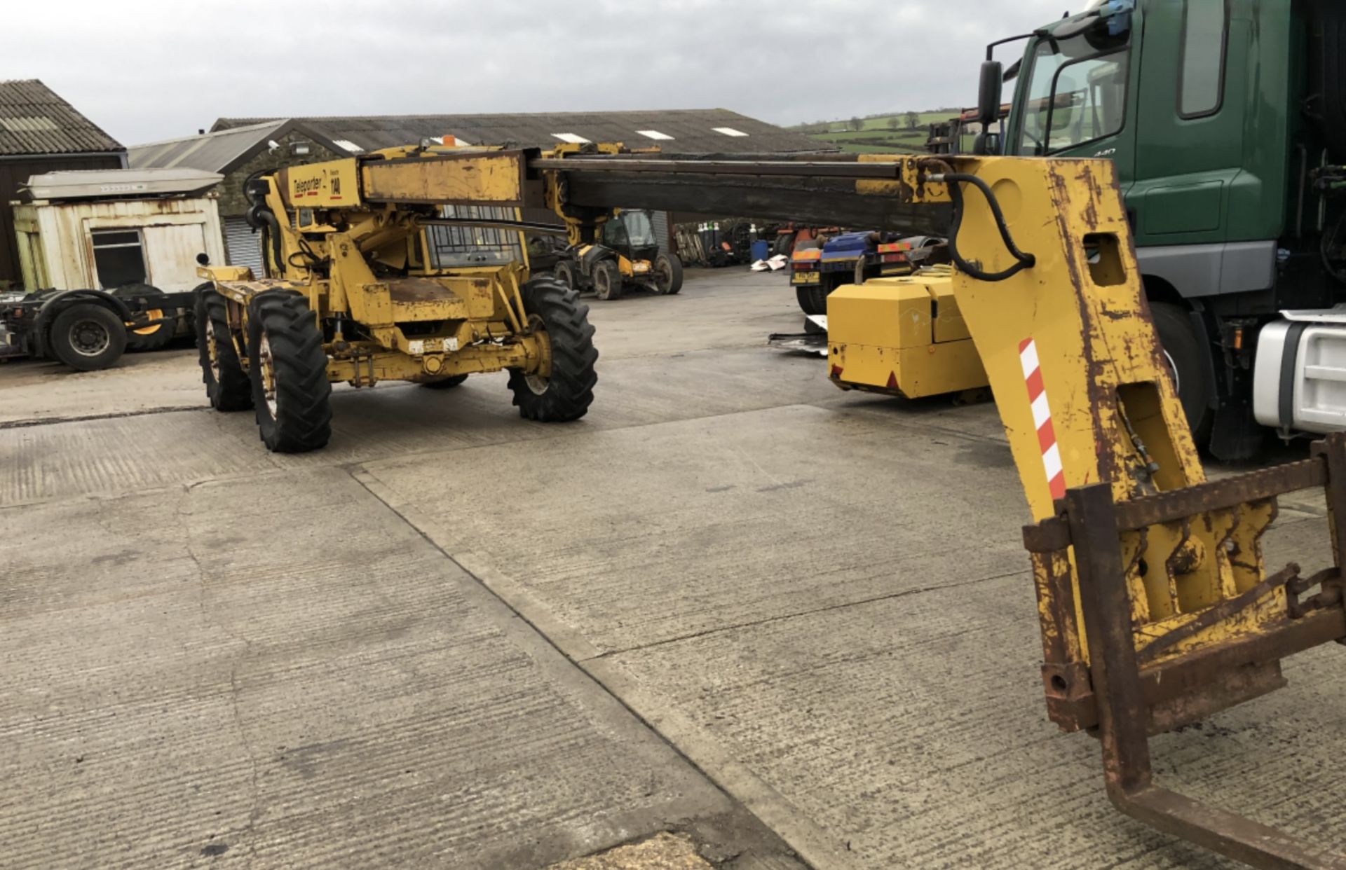 2002, SANDERSON T1140 4 TON TELEHANDLER - Bild 3 aus 14