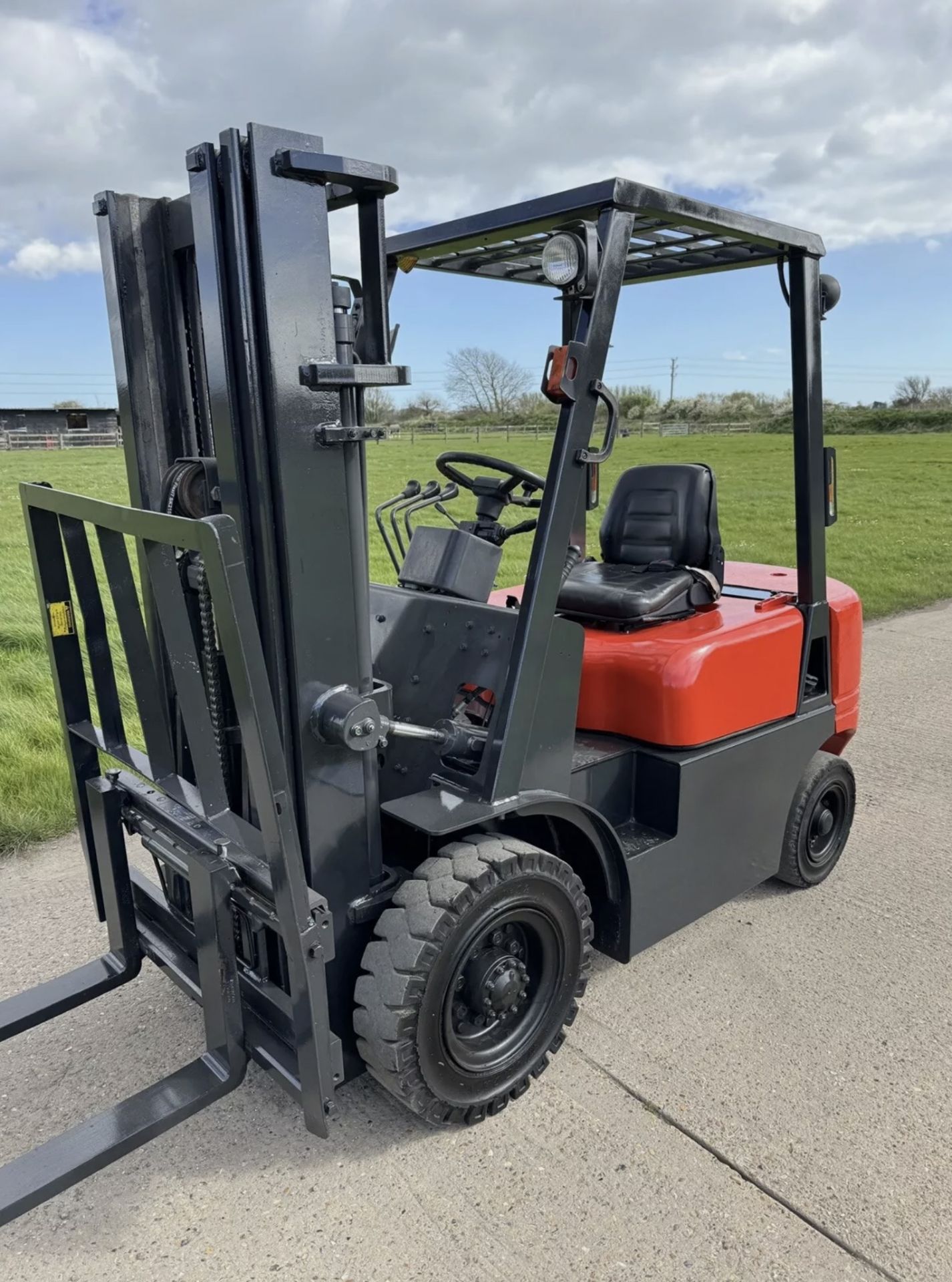 Tail Lift 2.5 Diesel Forklift Truck (container spec)
