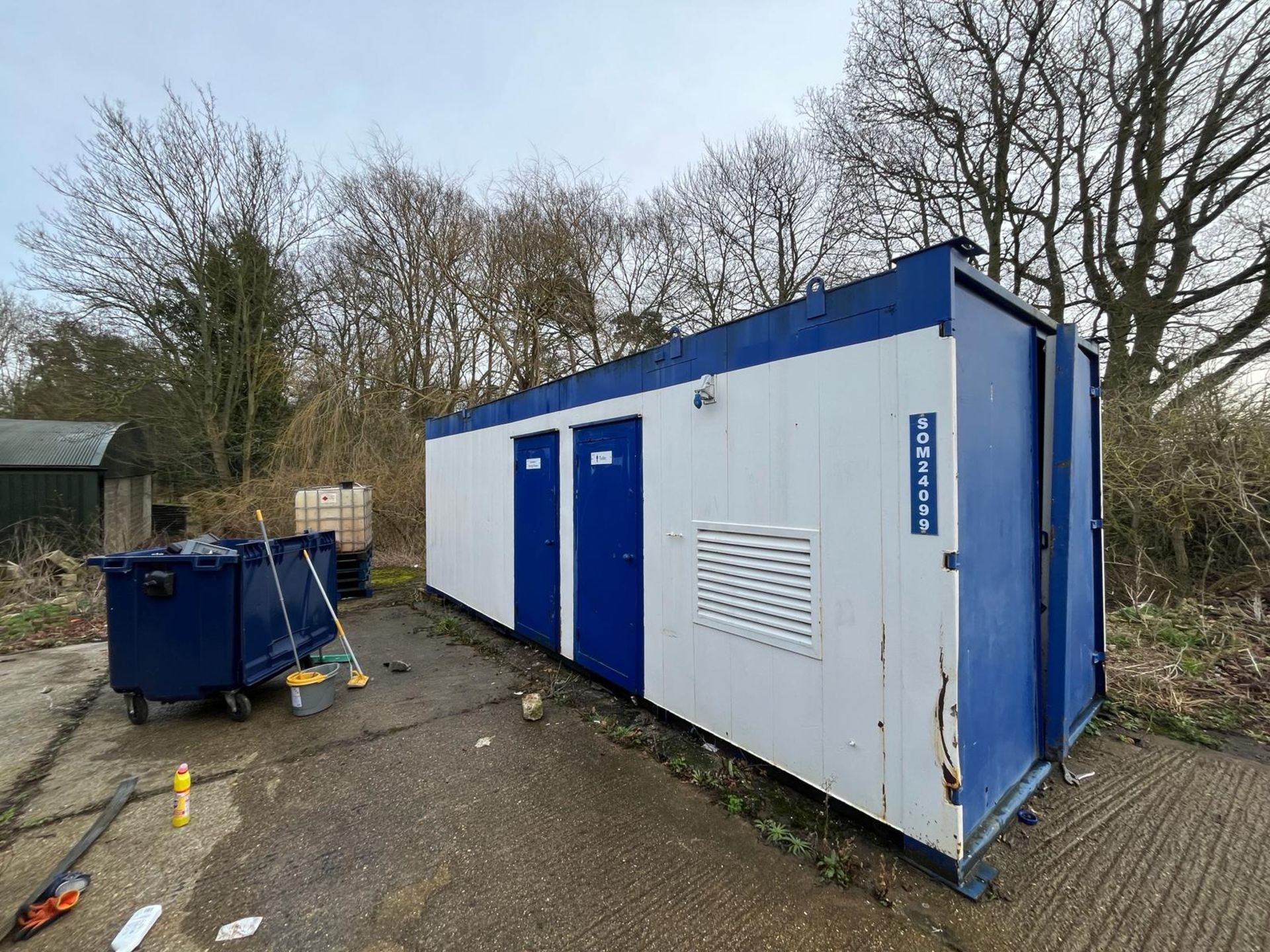 Portable Site Office Container, Canteen, Welfare Unit with Toilet & Generator - Bild 2 aus 14