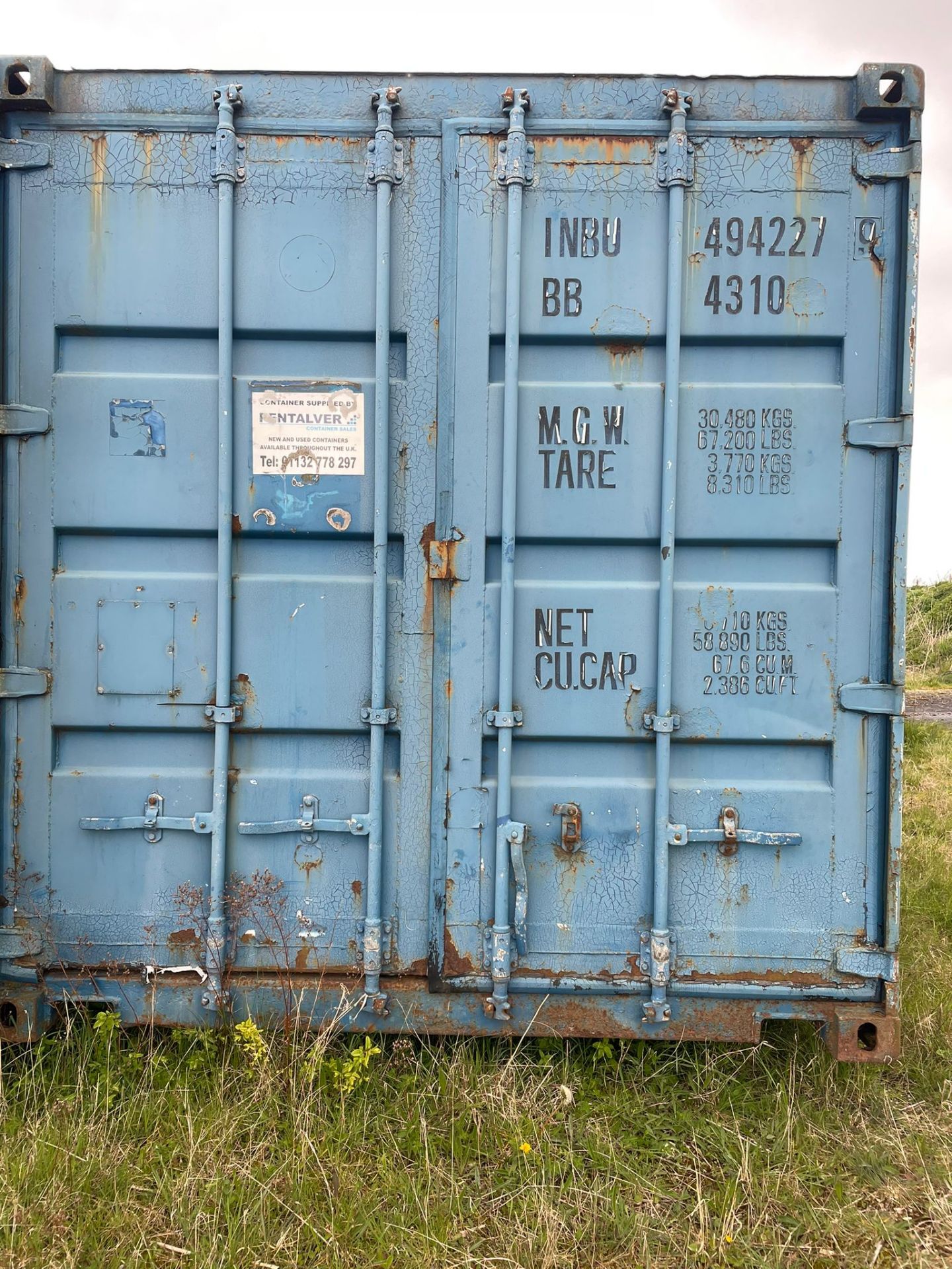 Shipping Container - ref INBU4942279 - NO RESERVE (40’ GP - Standard)