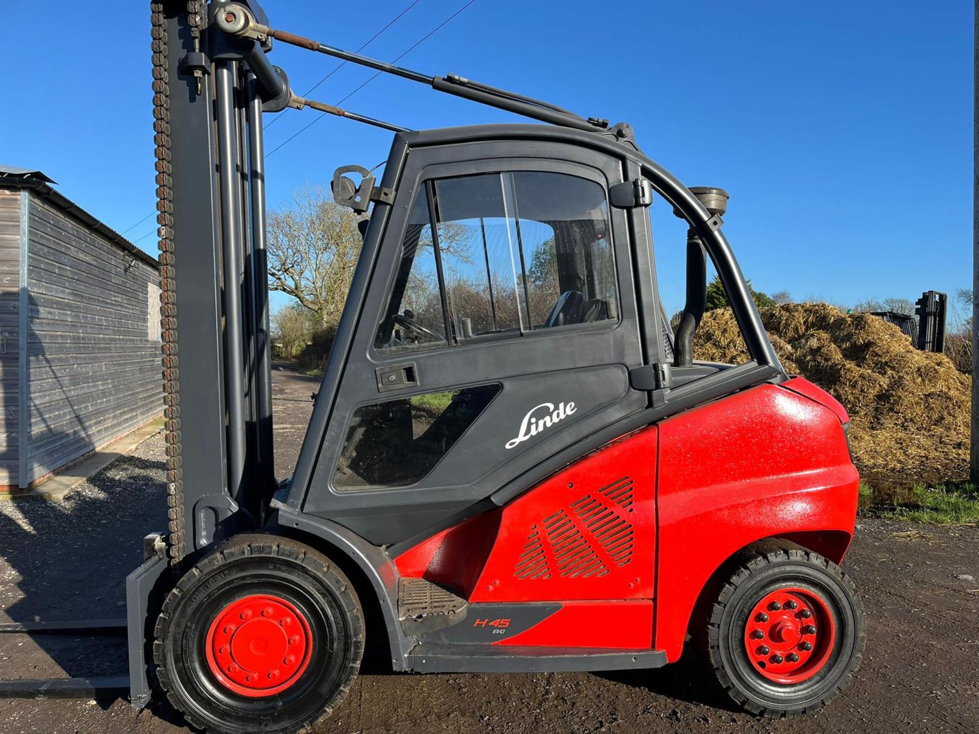 2016 - LINDE, H45D - 4.5 Tonne Diesel Forklift - Image 4 of 12