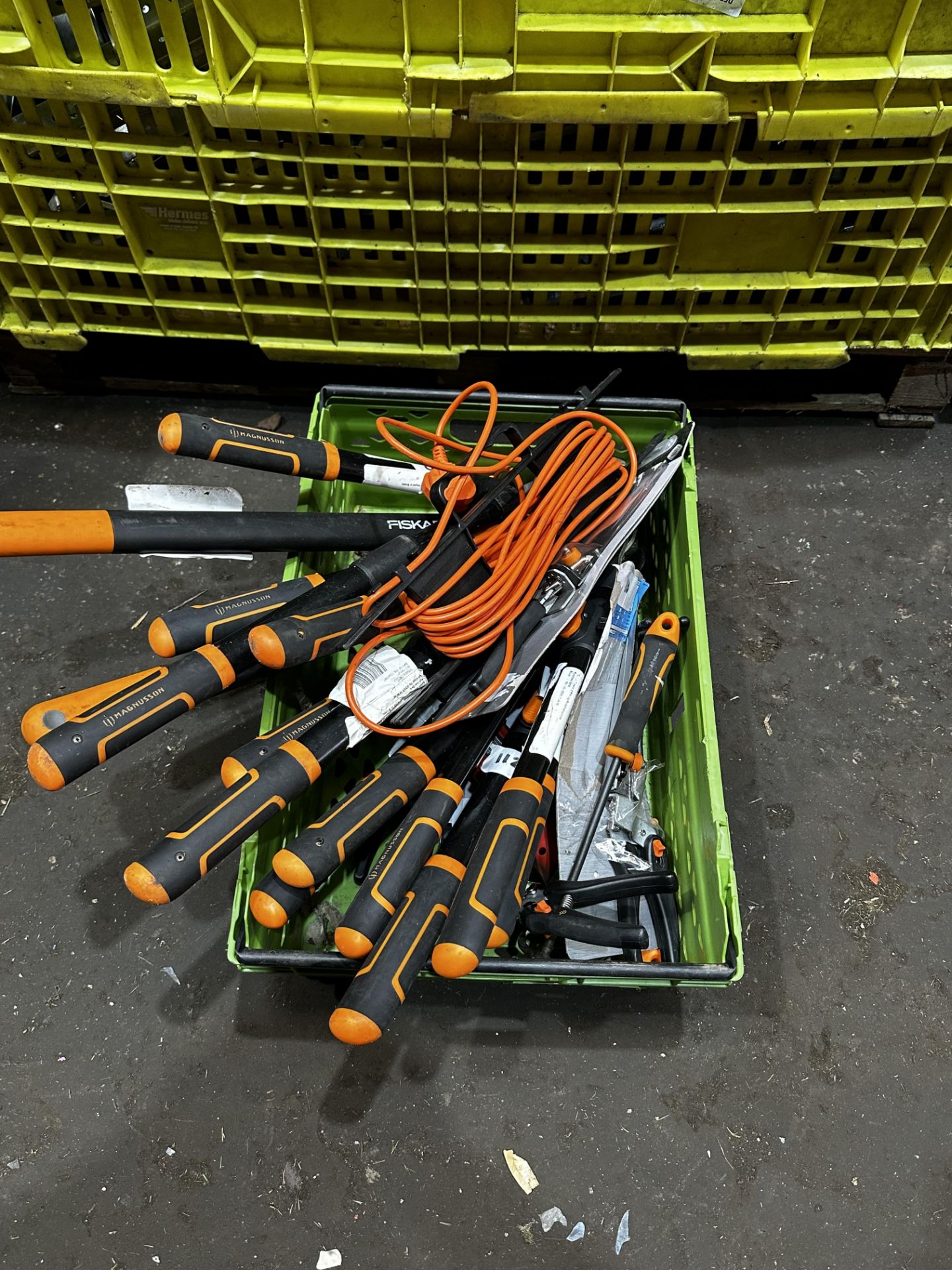 Collection of tools and garden tools - business clearance - Untested