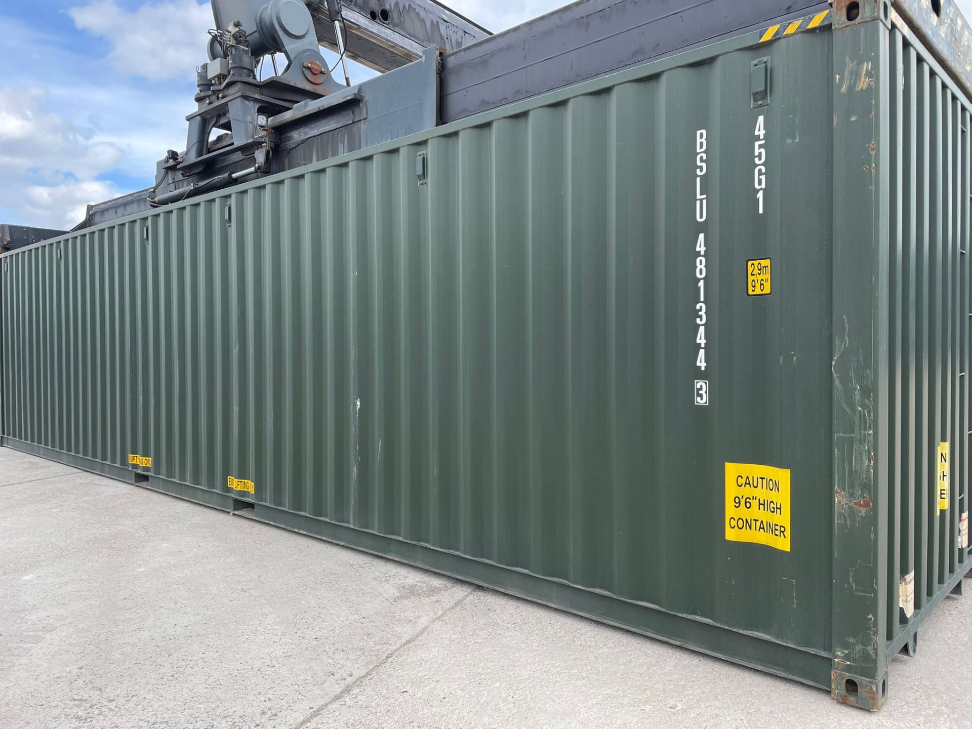 40ft HC Shipping Container - ref BSLU4813443 - NO RESERVE