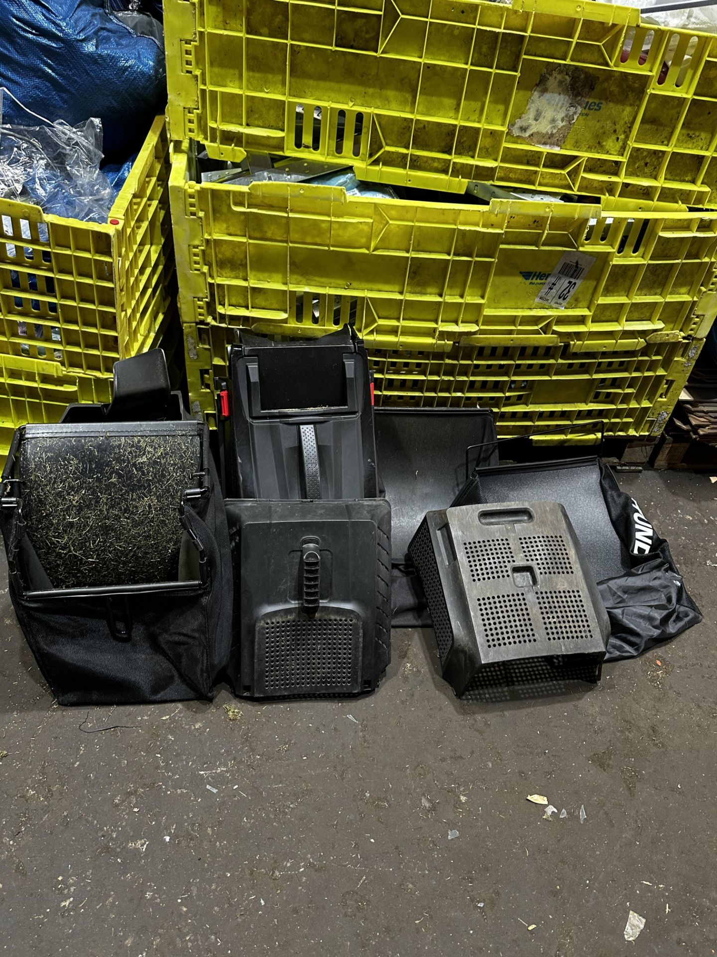 Collection of Lawn mower grass boxes - business clearance - Untested - NO RESERVE - Image 2 of 2