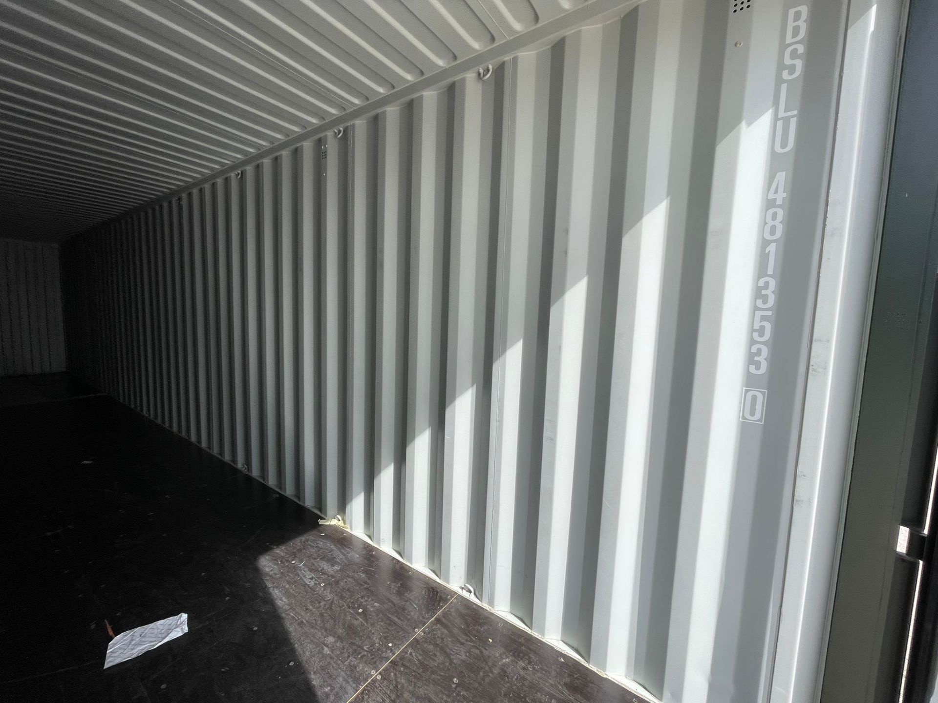 40ft HC Shipping Container - ref BSLU4813530 - NO RESERVE - Image 3 of 5