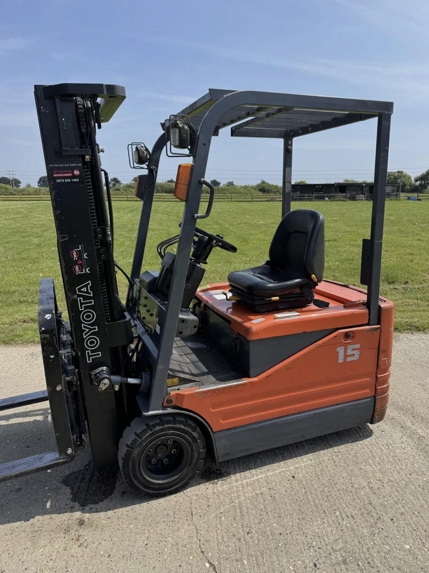2008, TOYOTA Electric Forklift Truck (Container Spec)