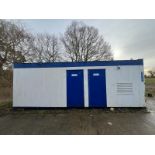 Portable Site Office Container, Canteen, Welfare Unit with Toilet & Generator