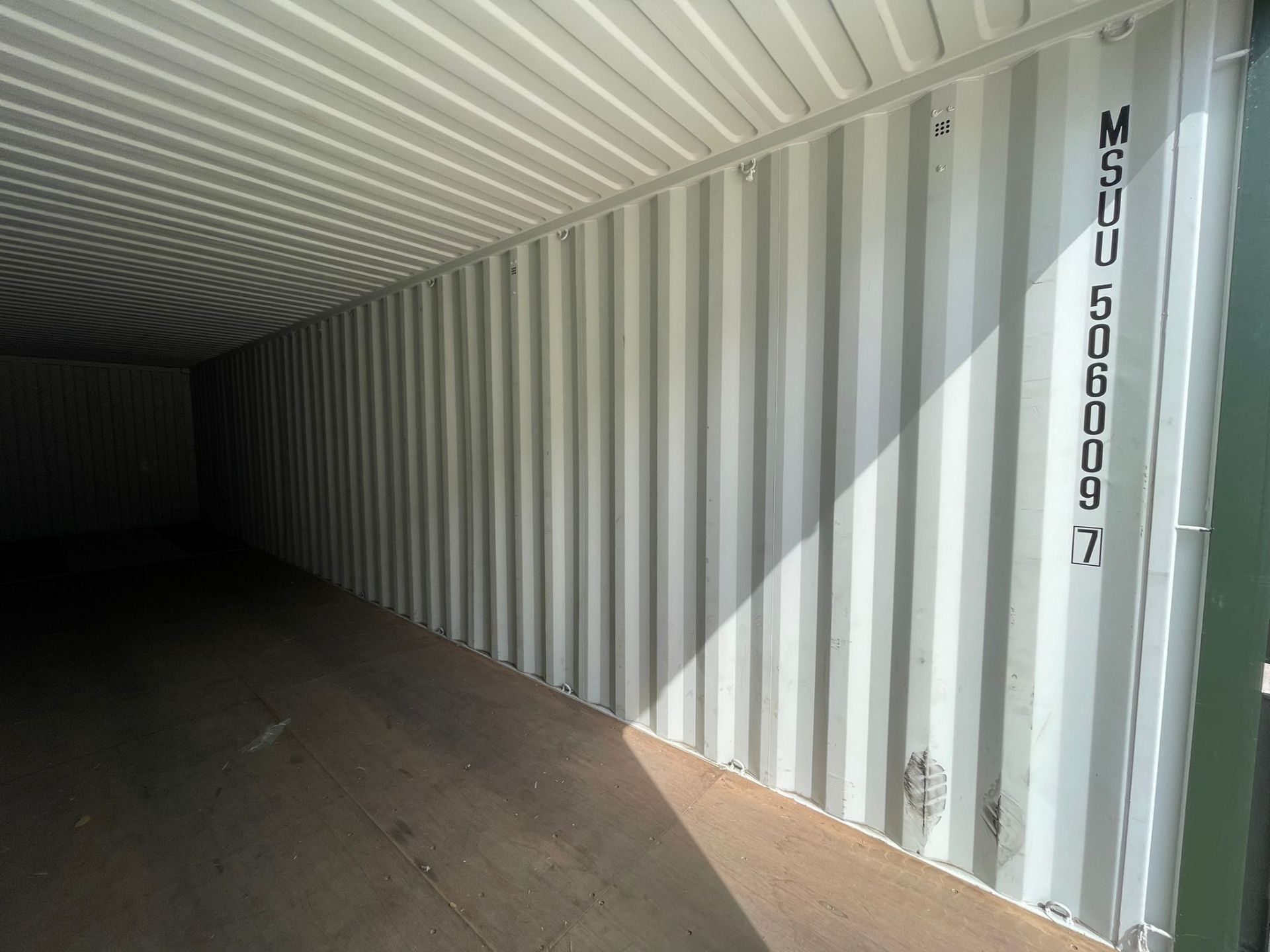 40ft HC Shipping Container - ref MSUU5060097 - NO RESERVE - Image 4 of 5