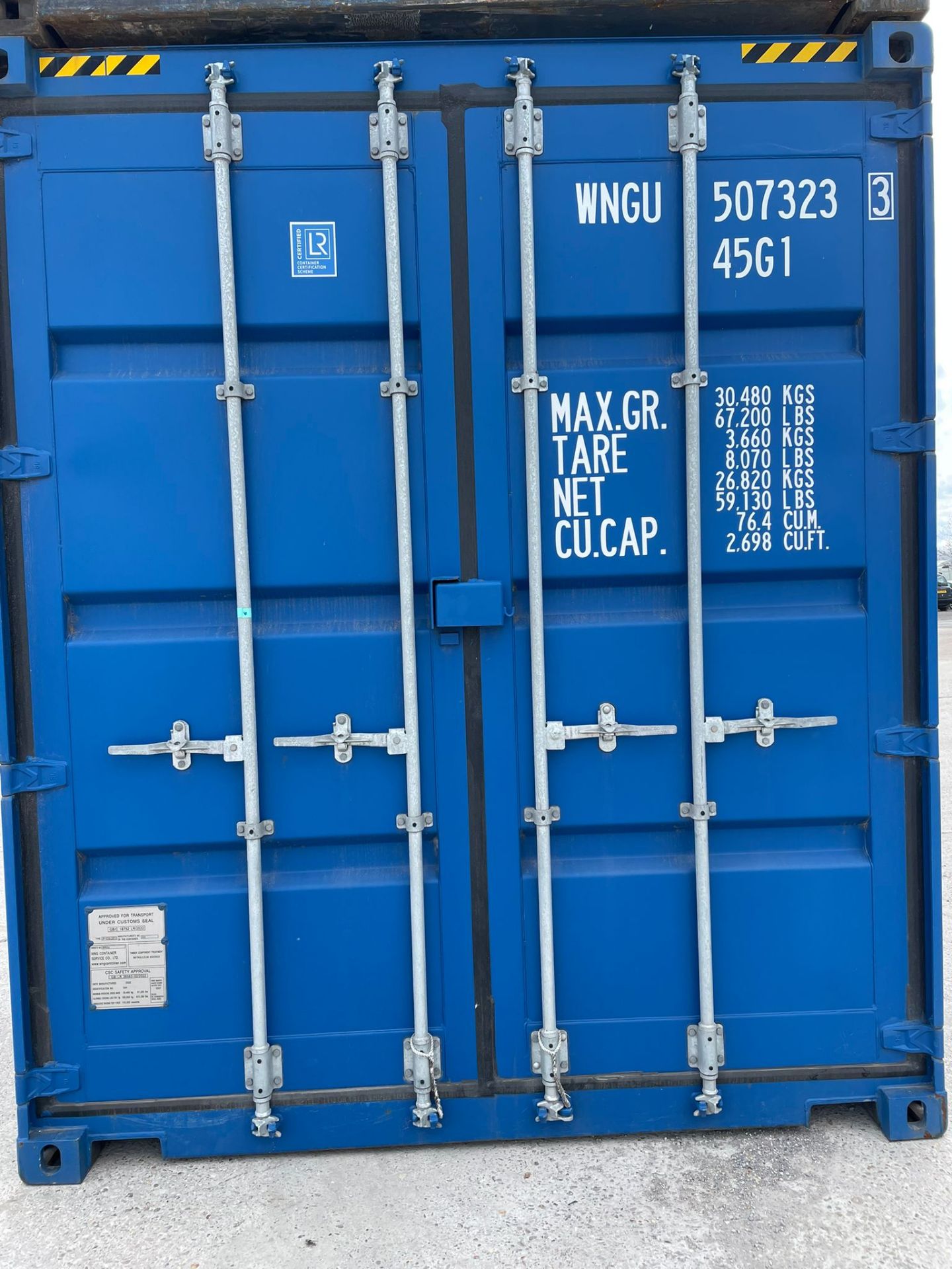 40ft HC Shipping Container - ref WNGU5073233 - NO RESERVE - Image 2 of 5