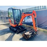 2015, KUBOTA KX016-4 EXCAVATOR (2288 hours)