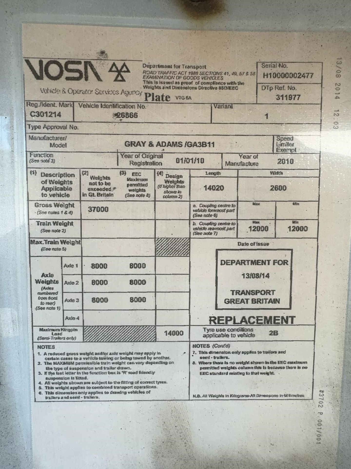 3910 - 2010 Montracon 13.6 Refrigerated Multi-Temp Trailer - Image 7 of 13