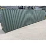 40ft HC Shipping Container - ref MSUU5060097 - NO RESERVE