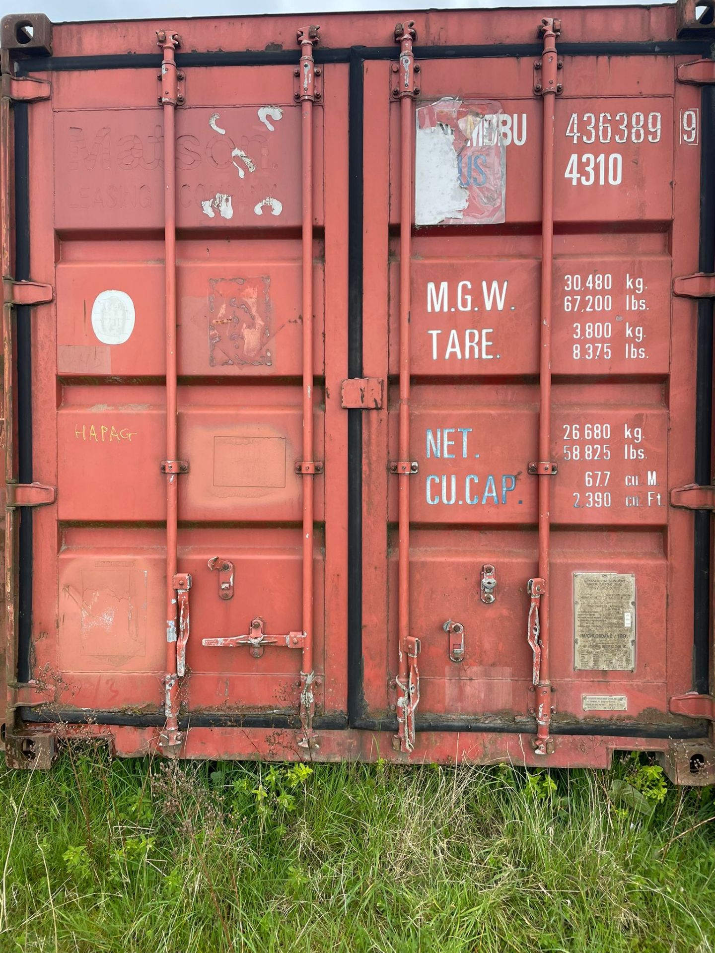 Shipping Container - ref MDBU4363899 - NO RESERVE (40’ GP - Standard)