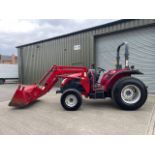 2011, TYM T603 TRACTOR & FRONT LOADER - (980 hours)