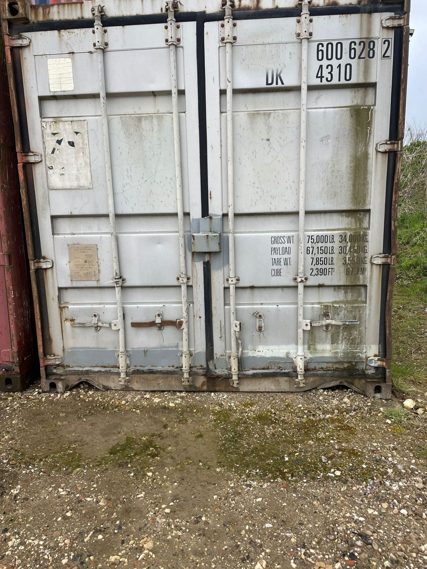 Shipping Container - ref MAEU6006282 - NO RESERVE (40’ GP - Standard)