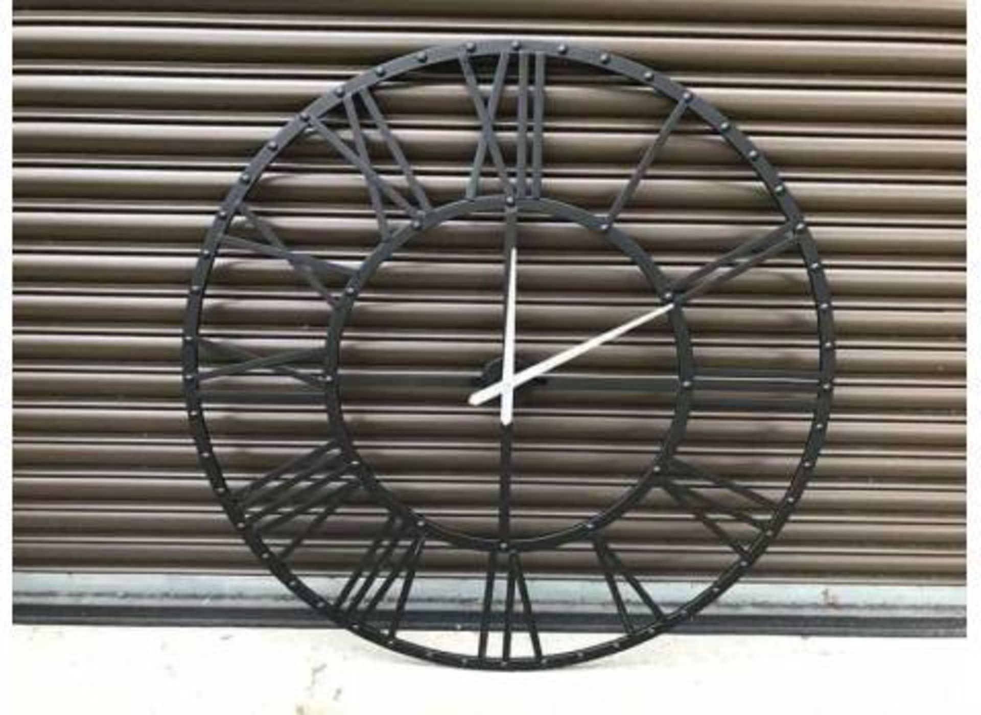 Huge Metal 1.2M Diameter Wall Clock