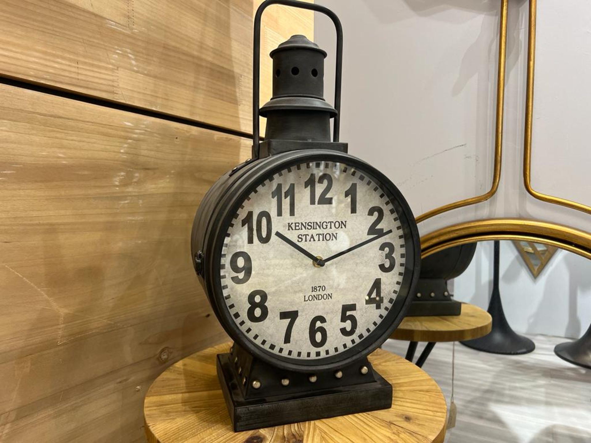 New Boxed Industrial Style Kensington Carriage Clock - Image 2 of 2