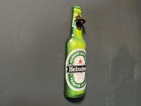 Large Heineken Bottle Opener/Wall Sign (45cm)