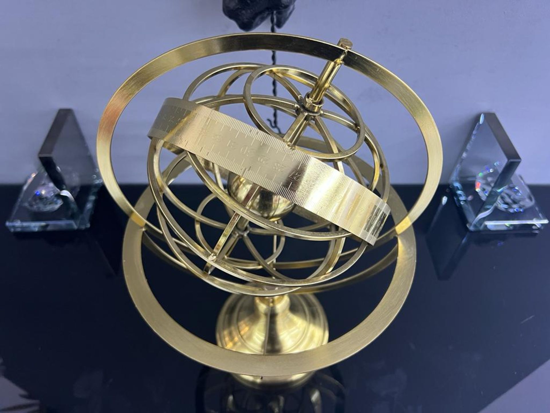 New Boxed Unique Armillary Globe Ornament - Bild 3 aus 3