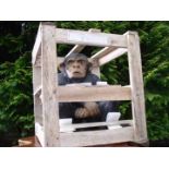 New Crated Monkey Statue