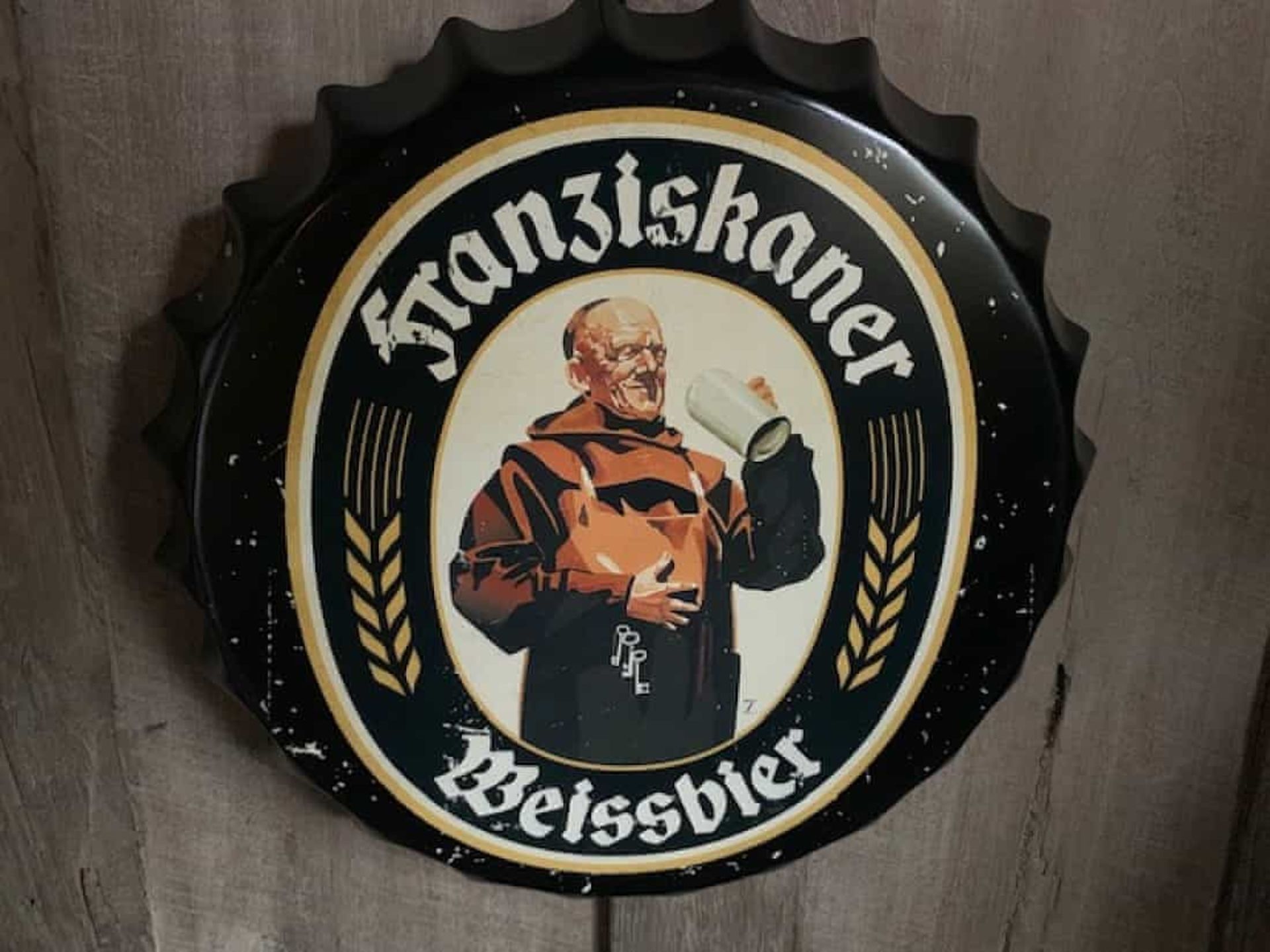 1 X Tin German Beer Sign