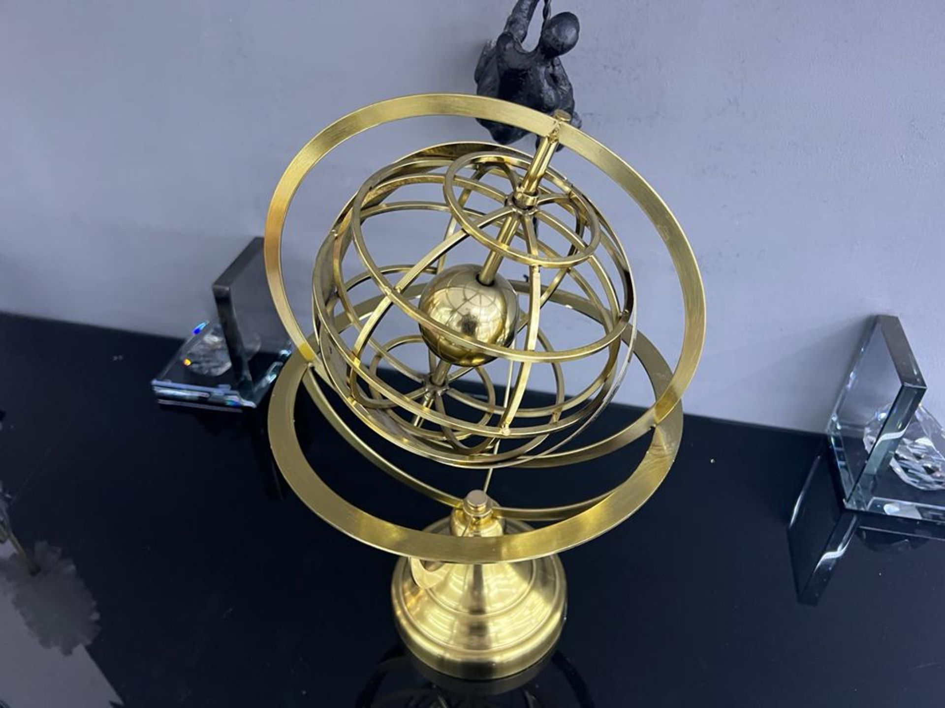 New Boxed Unique Armillary Globe Ornament - Bild 2 aus 3