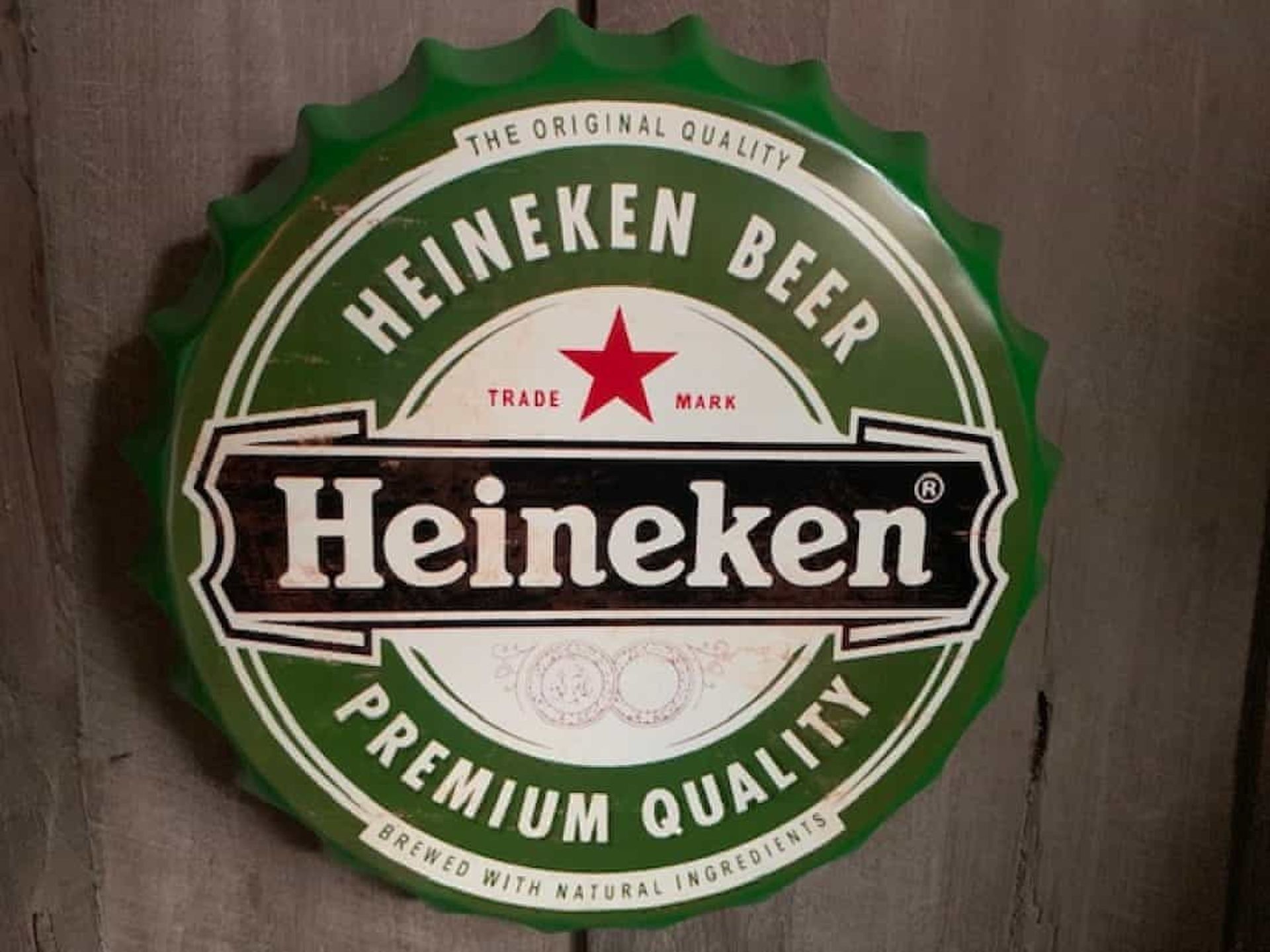 1 X Tin Heineken Sign