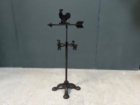 Cast Iron Outdoor Weather Vane On StandÊ