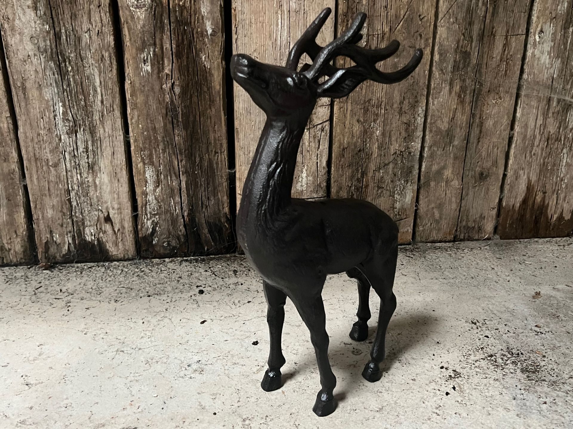 Cast Iron Deer Statue - Image 2 of 3