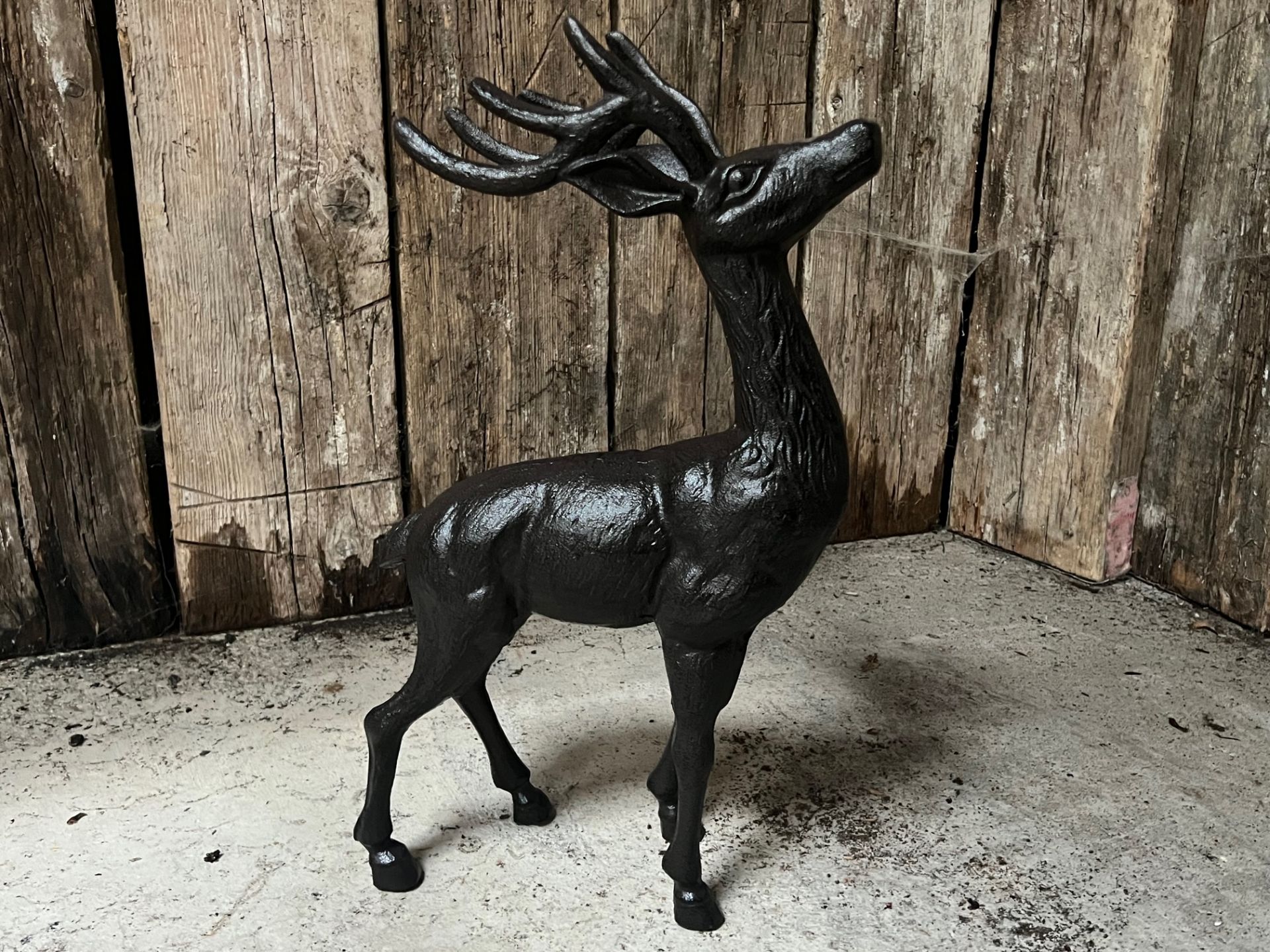 Cast Iron Deer Statue - Image 3 of 3