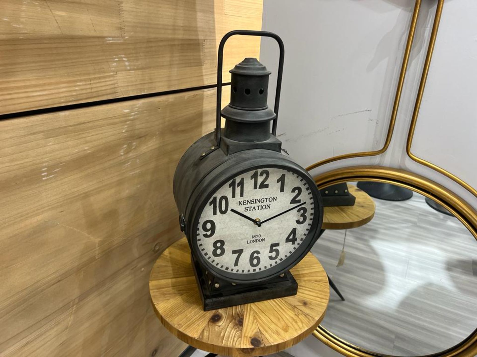 New Boxed Industrial Style Kensington Carriage Clock