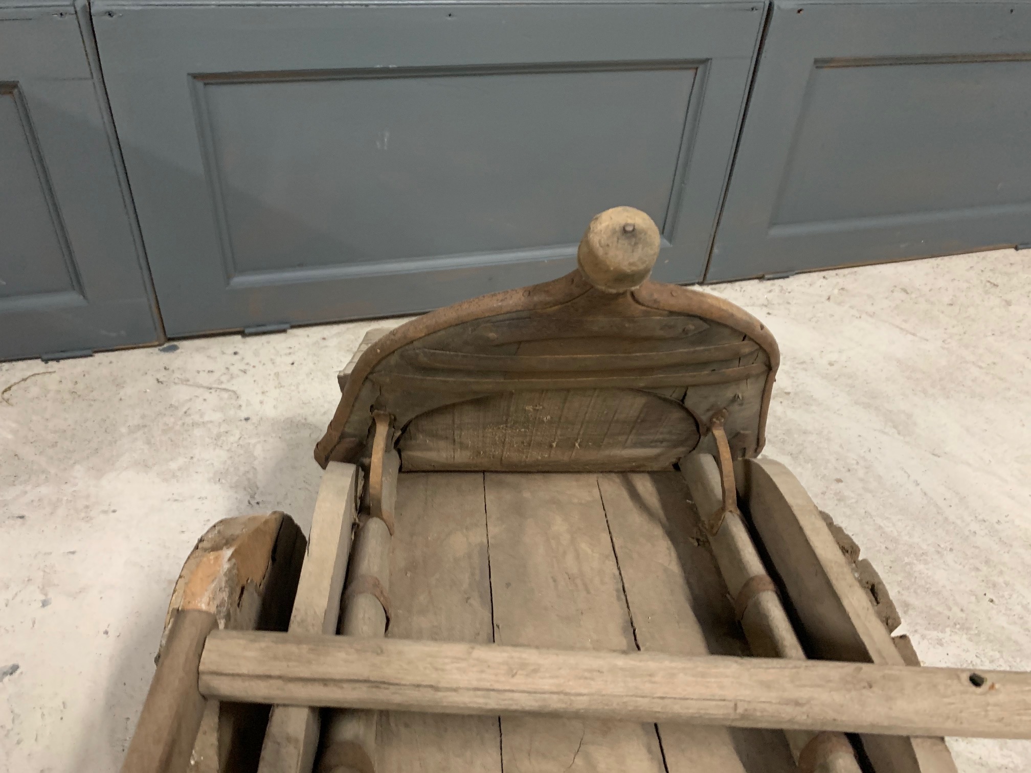 Antique Wooden Indian Childs Go Cart - Image 6 of 6