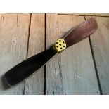 Heavy Metal Decorative Aeroplane Propeller In Black And Brass Finish