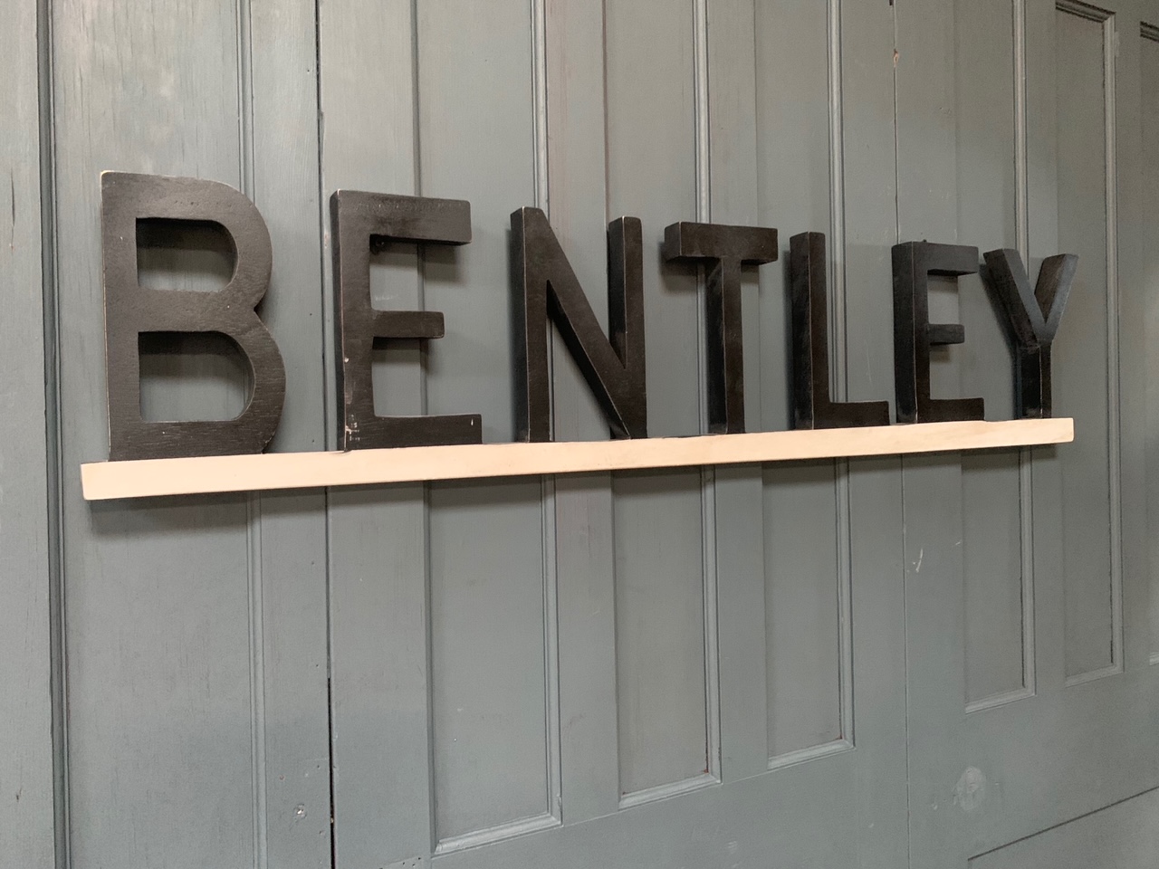 Wooden Large Bentley 1.2M Long Shop Sign