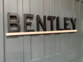 Wooden Large Bentley 1.2M Long Shop Sign